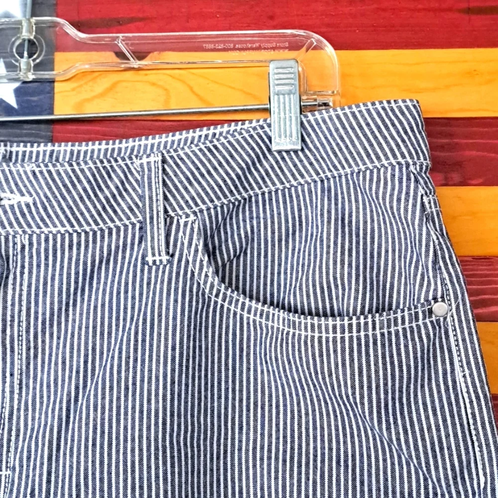Pinstriped Shorts | Size 18 - Picture 3 of 7